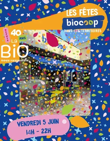 LA GRANDE FETE DES 40 ANS DE BIOCOOP A VAISON-LA-ROMAINE