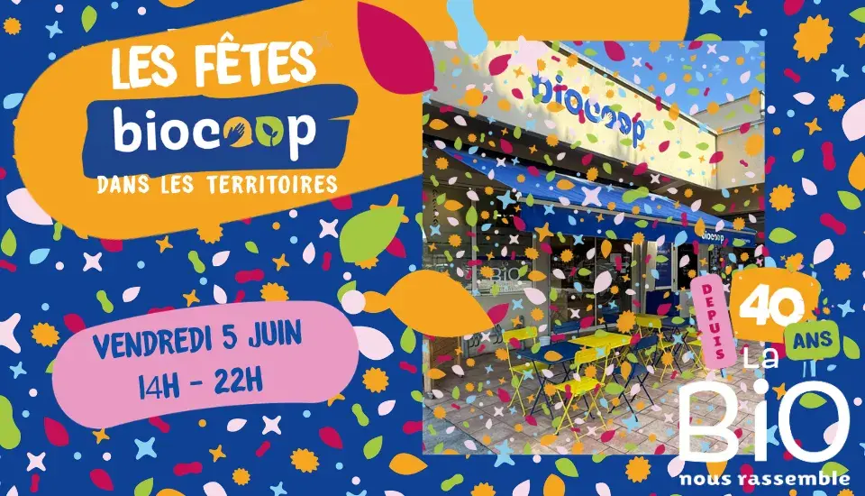 LA GRANDE FETE DES 40 ANS DE BIOCOOP A VAISON-LA-ROMAINE